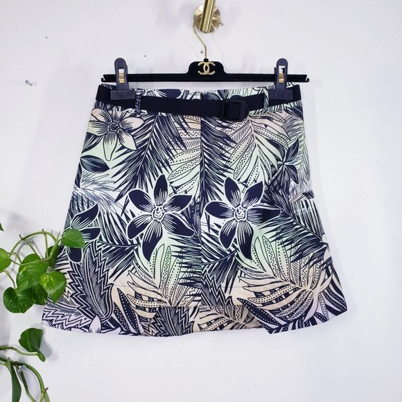 Koral BERGDORF GOODMAN Skirt Tropical Asymmetric Resort Summer Luxury NEW $350 - Picture 4 of 10
